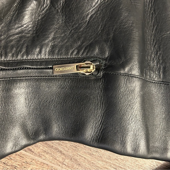 JIMMY CHOO | Black Leather Boots in size 37 or US 7. - Picture 2 of 8